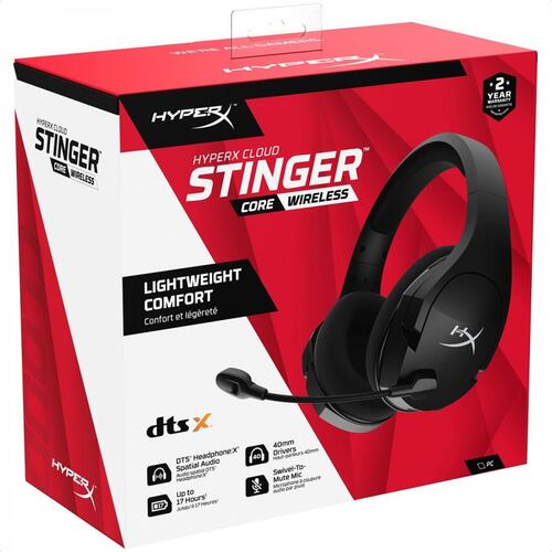 Diadema HyperX Cloud Stinger Core Wireless DTS 7.1 USB Gamer 4P4F0AA