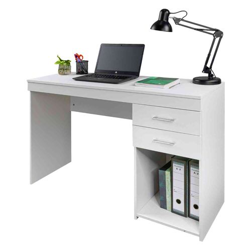 Escritorio Ejecutivo Blanco Moderno Cajonera Doble Oficina