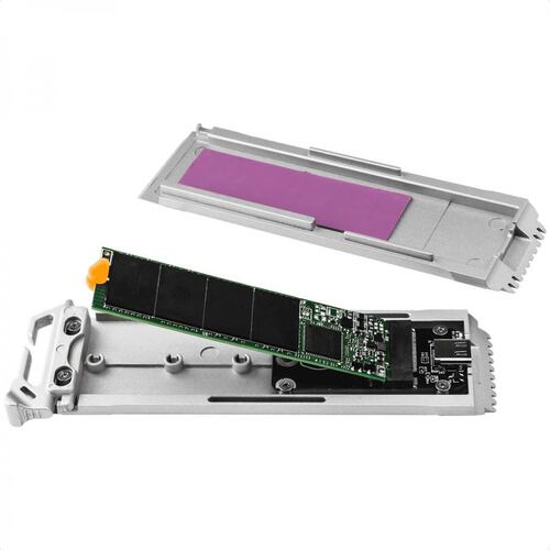 Enclosure Cooler Master Oracle Air Para SSD M.2 PCIe NVMe a USB C 3.2 SOA010-ME-00