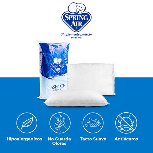 Colchón King Size Spring Air Smith + 1 Protector King + 2 Almohadas