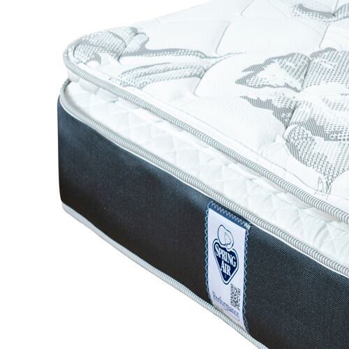 Colchón King Size Spring Air Smith + 1 Protector King + 2 Almohadas