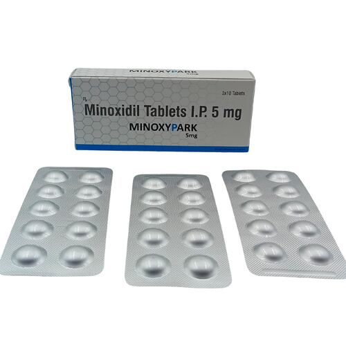 Minoxidil 5mg 30 Tabletas Minoxipark