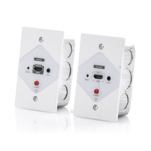 Kit Extensor HDMI en placas de pared EPCOM TITANIUM TT372W Para distancias de 40 metros Resolución 1080P 