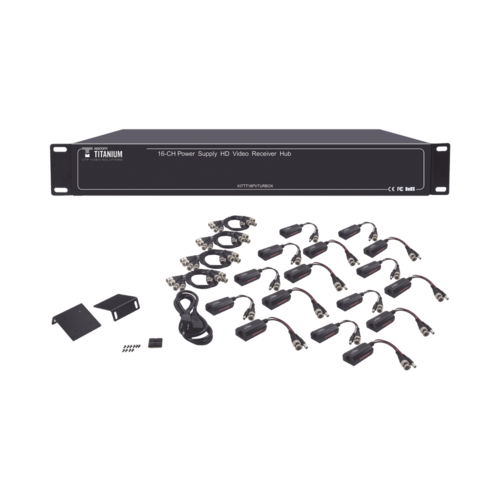 Kit de Transceptor activo DE 16 Canales EPCOM  KITTT16PVTURBOX   VIDEO+PODER en un solo Cable UTP   