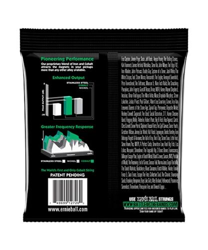 Ernie Ball Encordadura "Not even slinky cobalt" 2726 Guitarra electrica 12-56