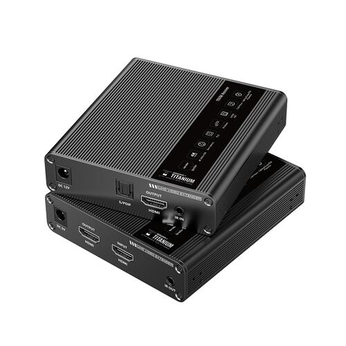 Kit Extensor HDMI EPCOM TITANIUM TT-676E para distancias de 70 m Resolución 4K x 2K .