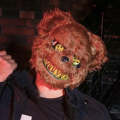 Máscaras Conejo U Oso Sangriento Disfraz Pareja Halloween.