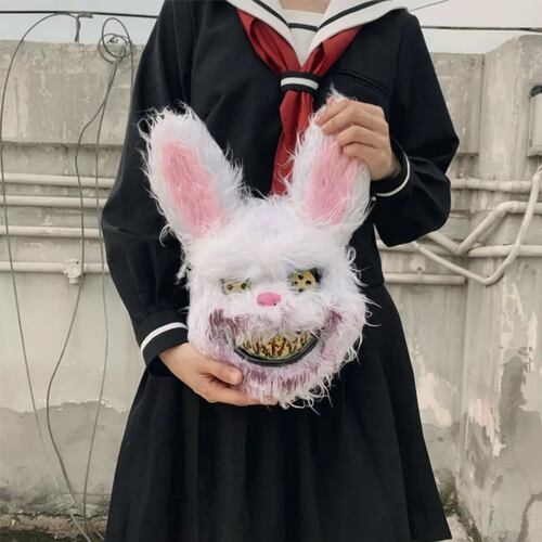 Máscaras Conejo U Oso Sangriento Disfraz Pareja Halloween.