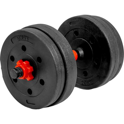 Mancuernas Ajustables 8 Pesas Set Barra Recta 15 Kg Guantes