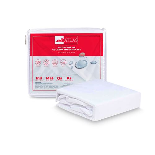 Colchón Matrimonial Restonic Maverick regalo 2 Almohadas y Protector Atlas Basic
