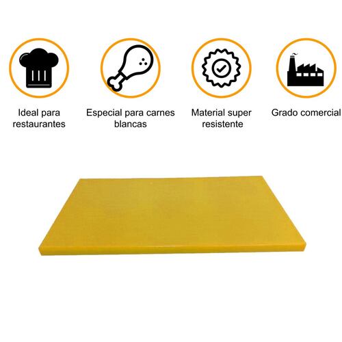 Tabla para picar Amarilla 56*36*2.2CM SHORBULL