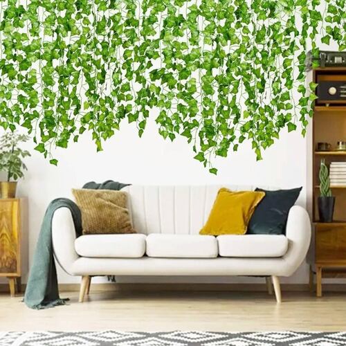 12 Enredaderas Artificiales Plantas Colgantes Decorativas