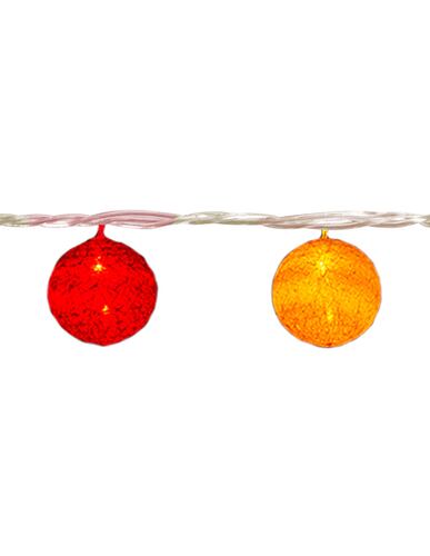 Serie Navideña Pelotas Colores 20 Luces Led Multicolor 4mts