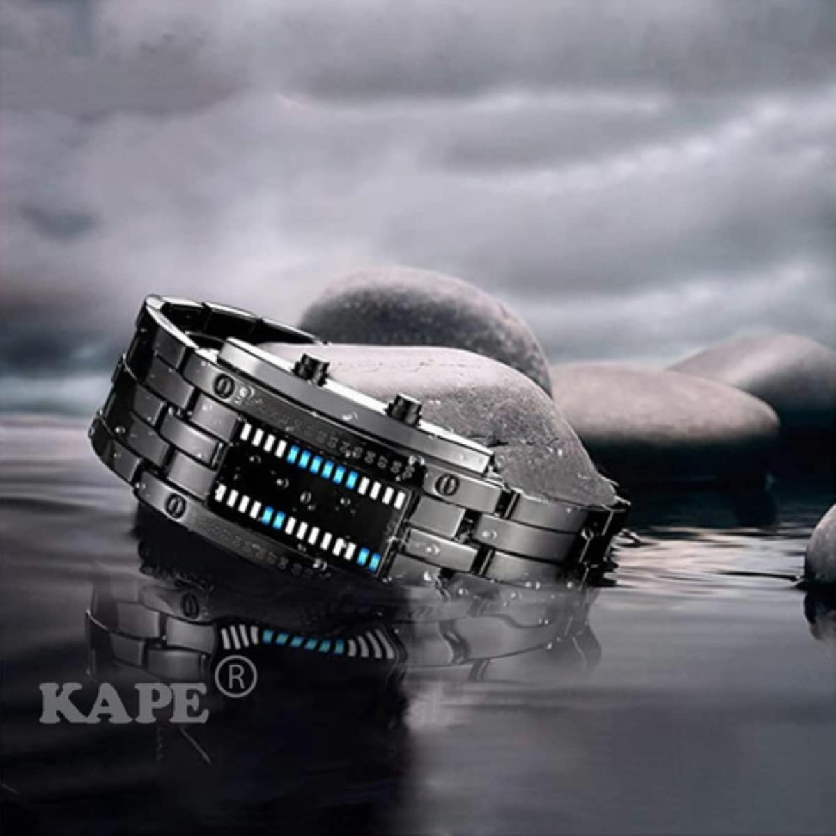 Amazon Reloj ElectrÃ³nico Binario Con Luz Led Resistente Al Agua