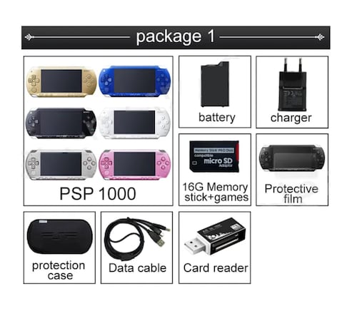 Consola Sony PSP 1000 Original PlayStation Color Rosa.