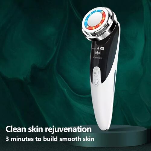Masajeador facial ultrasónico para rejuvenecimiento de rostro lifting facial .