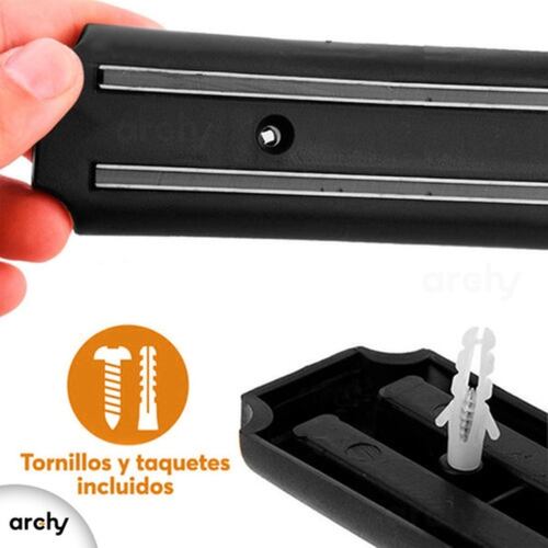 Barra Iman Magnetica Porta Cuchillos Herramientas Negro