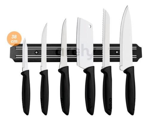 Barra Iman Magnetica Porta Cuchillos Herramientas Negro