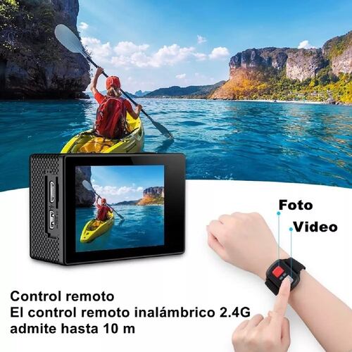 Camara Deportiva Video 4k Ultra Wifi Sumergible Gopr Control