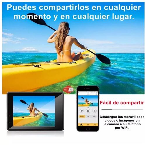 Camara Deportiva Video 4k Ultra Wifi Sumergible Gopr Control