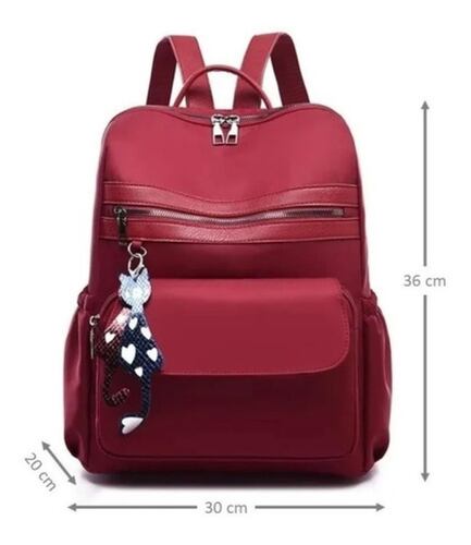 Mochila Bolsa para Mujer Juvenil Roja
