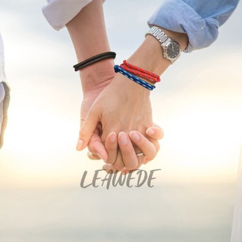 4 Pulsera Trenzada Náutica Elegante Cuerda Para Hombre Mujer colores 