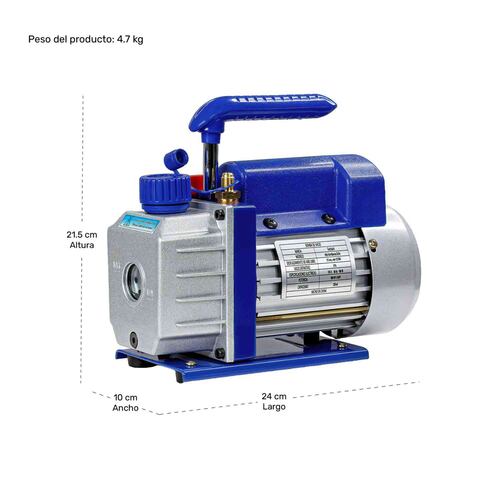 Bomba Vacio Envasado Aire Acondicionado 1/4hp 180w 