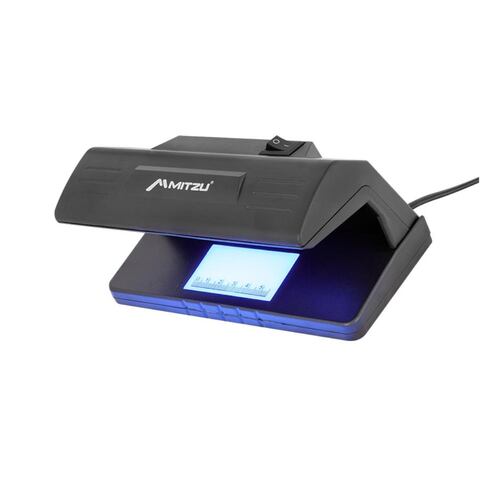Lámpara detectora billetes falsos MITZU MDB-2030 luz ultravioleta