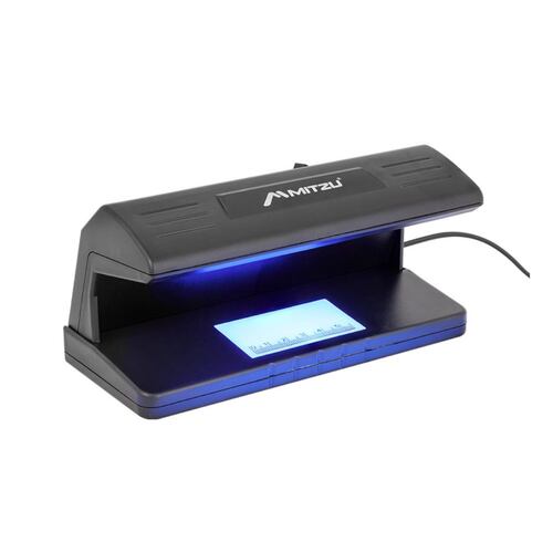Lámpara detectora billetes falsos MITZU MDB-2030 luz ultravioleta