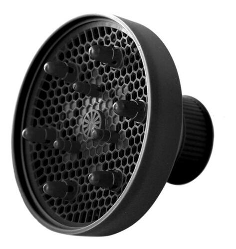 Difusor Retráctil De Silicona Universal Para Secadora Negro