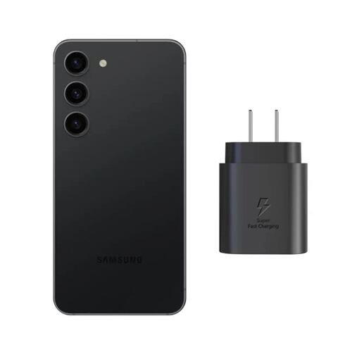 Samsung Galaxy S23 128GB Negro Snapdragon + Cubo carga rápida .