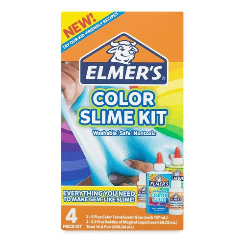 Set Kit Slime Color Transparente Elmers.