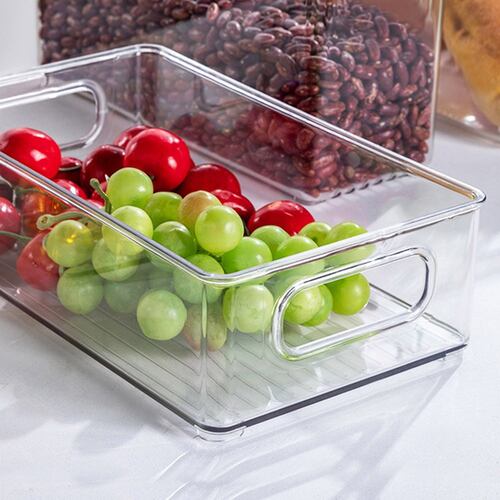 AGBOX Organizadores Para Refrigerador Set De Contenedores 8 Piezas con Asas TH-CONTREF02
