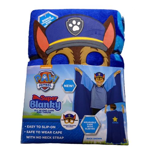 Cobija Capa Paw Patrol Super Blanky Todo.
