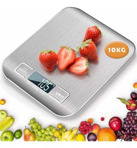 Báscula  Electrónica Led con bluetooth con App para medir grasa corporal, peso, masa muscular, edad metabólica  plata.