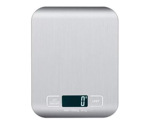 Báscula  Electrónica Led con bluetooth con App para medir grasa corporal, peso, masa muscular, edad metabólica  plata.