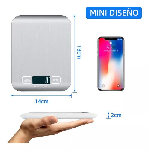 Báscula  Electrónica Led con bluetooth con App para medir grasa corporal, peso, masa muscular, edad metabólica  plata.