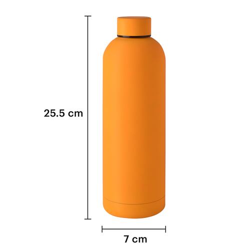 AGBOX Termo Botella Acero Inoxidable Fría/caliente 750 ML Naranja AG-TERAM01.