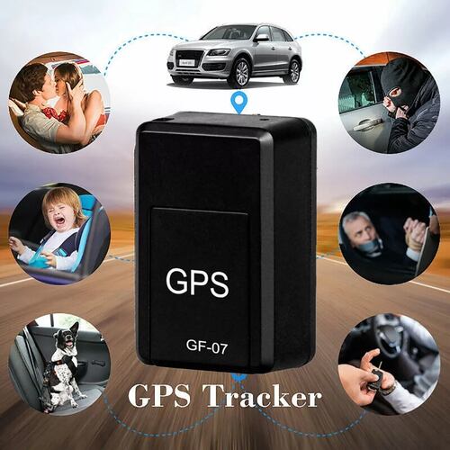 Mini Localizador Magnético Gps Autos En Tiempo Real En Maps Negro