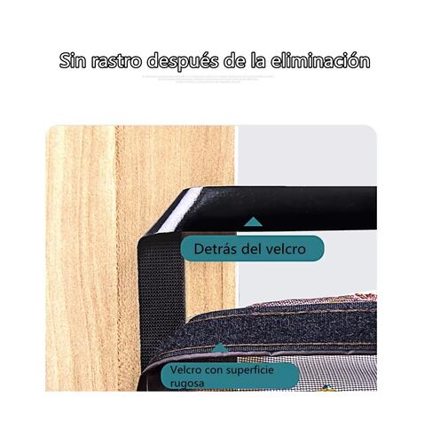Malla Mosquitera/mosquitero Magnetico 2pz Negro