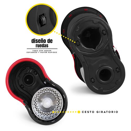 AGBOX Trapeador Giratorio Spin Mop 360 Sistema De Limpieza AG-SPINMOP