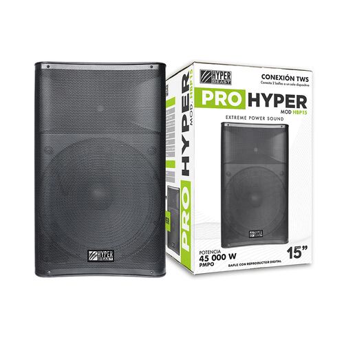 Bocina Profesional Hyper Beast 15 Pulgadas Bluetooth Amplificador