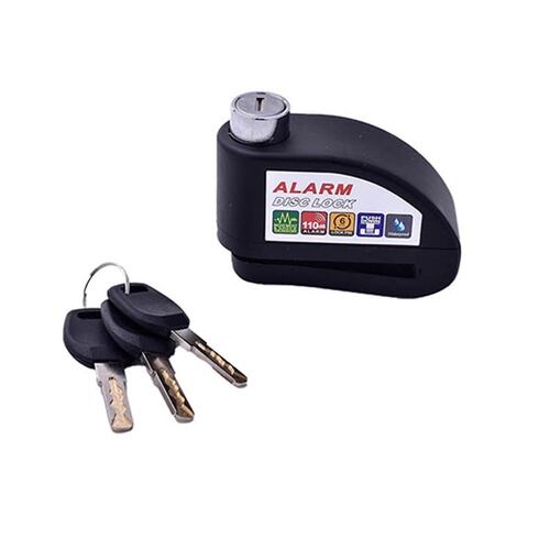 Bloqueo Freno de Disco Impermeable Alarma de Moto Candado