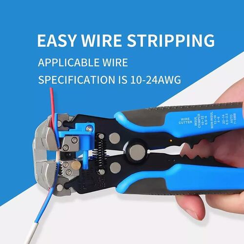 Pinza Pela Cable Automática Pinzas Cortadoras Cable 5 Y 1 Azul/Negro