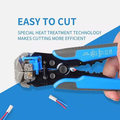 Pinza Pela Cable Automática Pinzas Cortadoras Cable 5 Y 1 Azul/Negro