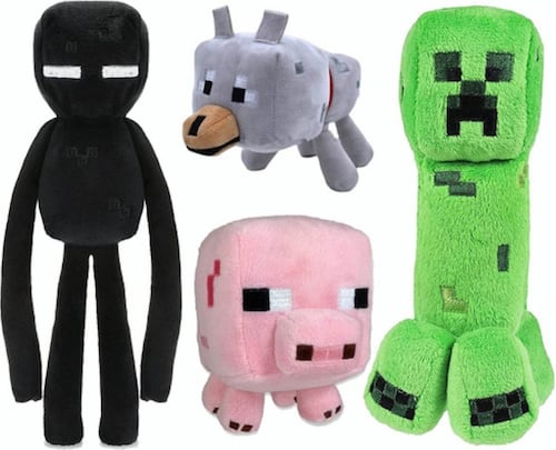Juguetes Minecraft, Peluche Para Niños 20cm 4pz Coral