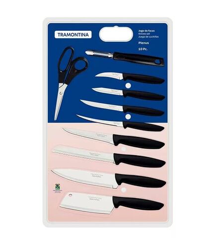 Cuchillos Acero Inoxidable Plenus Tramontina 23498/065 10pzs