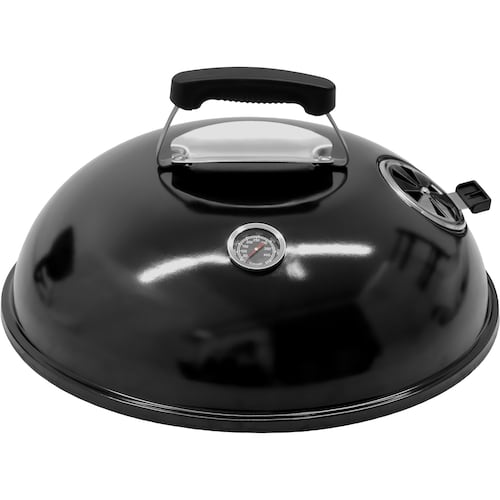 Asador Ahumador Tipo Bala 2 En 1 Carbon 2 Parrillas 20 .