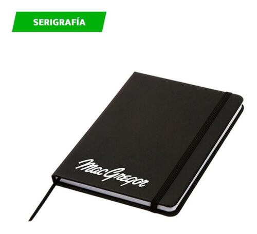 Libreta Escritorio Separador Resorte Varios Negro