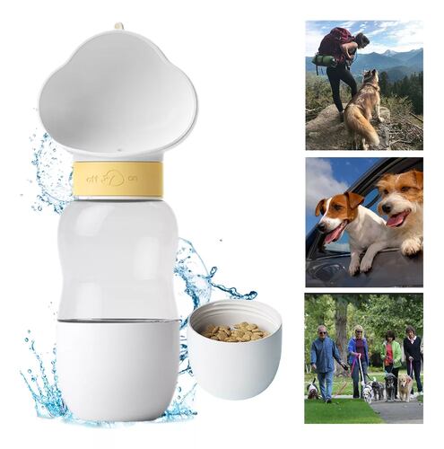 Botella Dispensador De Agua Bebedero Comedero Para Perro